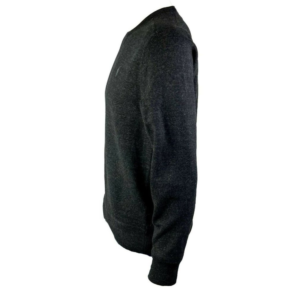 Polo Ralph Lauren Men’s Small Black Crew Fleece Pullover Sweatshirt Sweater NEW - Picture 2 of 7